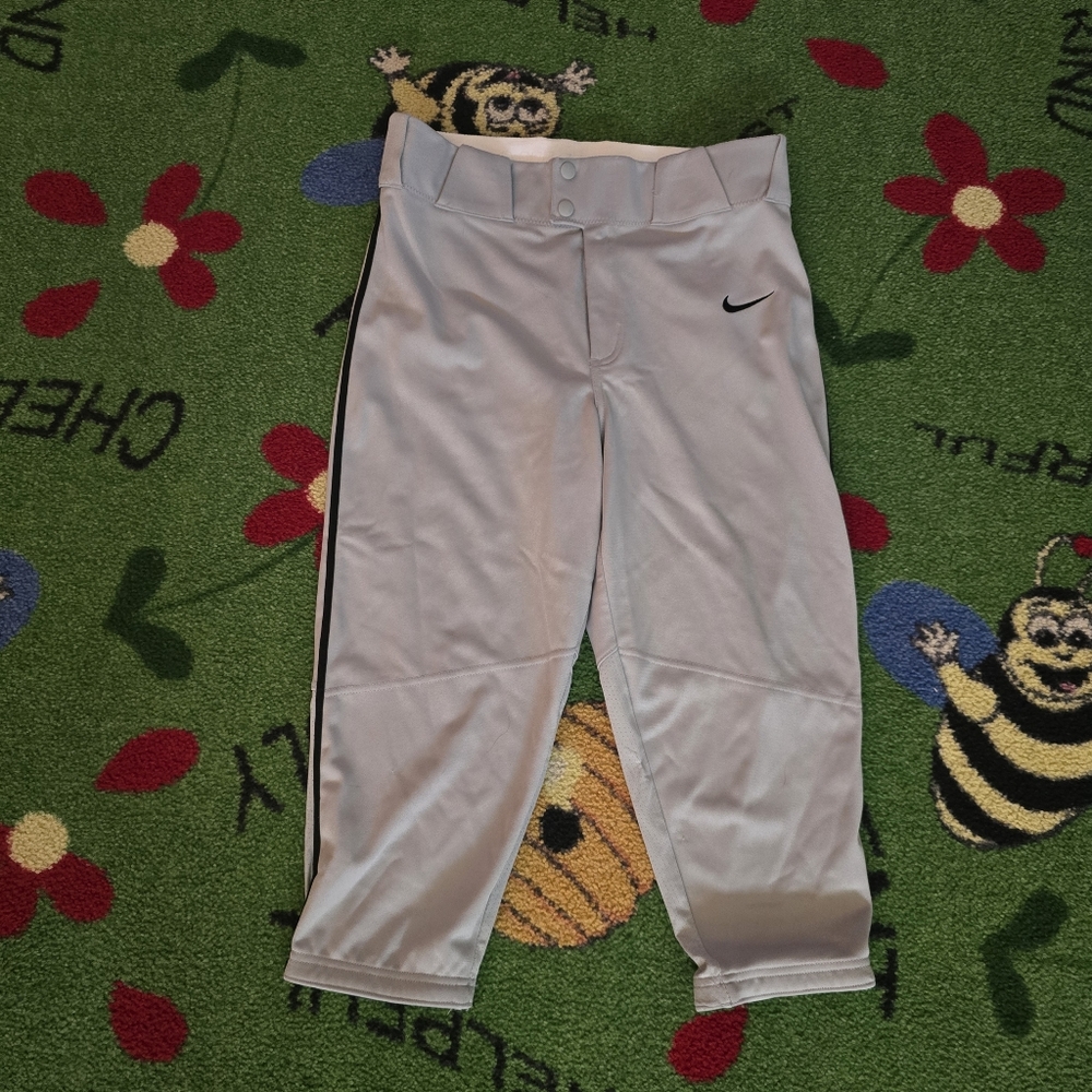 Men's Gray Nike Baseball Pants Small NWT $40